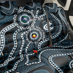 Carlton NAIDOC Week 2026 Personalised Back Car Seat Cover 50 Years of Deadly Aboriginal Art