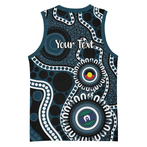 Carlton NAIDOC Week 2026 Personalised Basketball Jersey 50 Years of Deadly Aboriginal Art