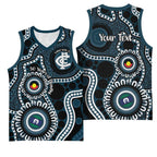 Carlton NAIDOC Week 2026 Personalised Basketball Jersey 50 Years of Deadly Aboriginal Art