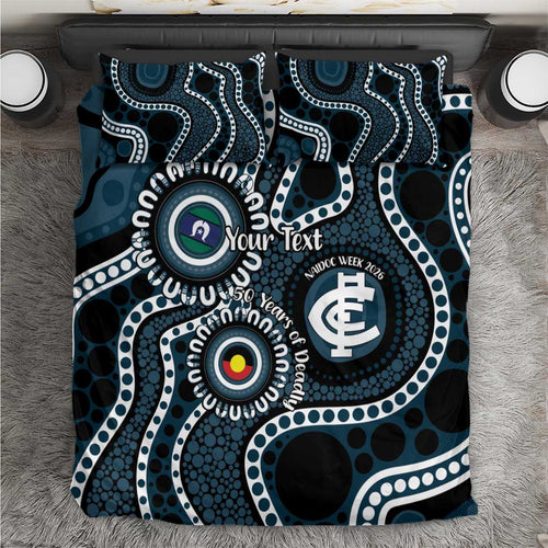 Carlton NAIDOC Week 2026 Personalised Bedding Set 50 Years of Deadly Aboriginal Art
