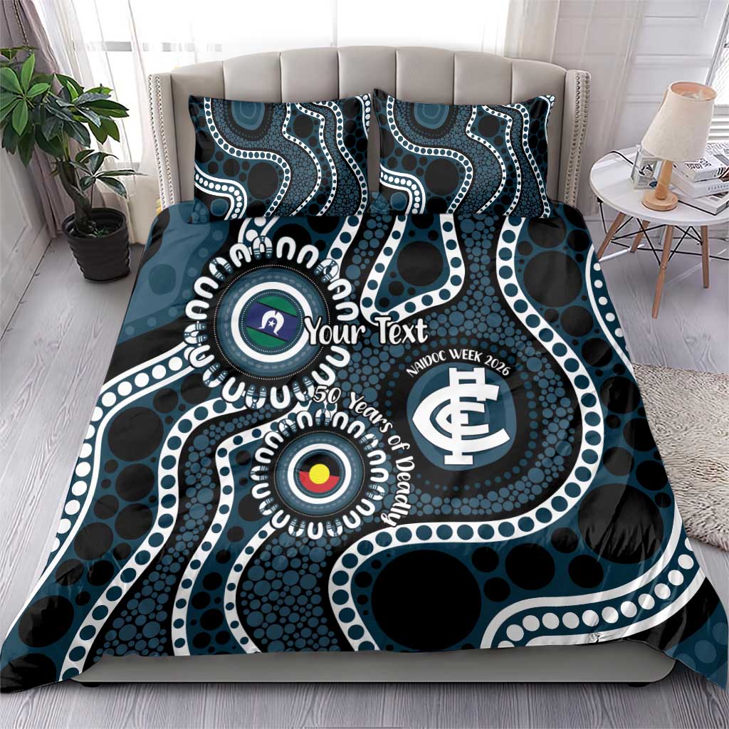 Carlton NAIDOC Week 2026 Personalised Bedding Set 50 Years of Deadly Aboriginal Art