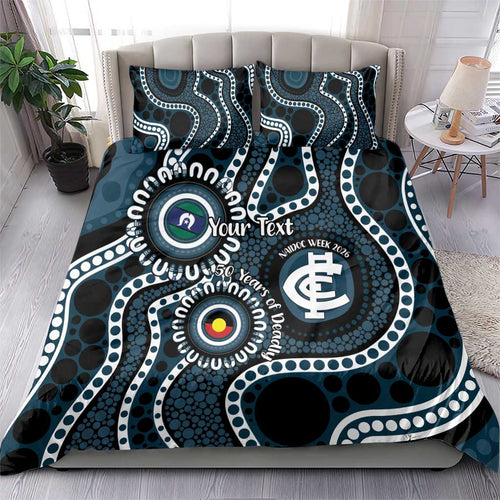 Carlton NAIDOC Week 2026 Personalised Bedding Set 50 Years of Deadly Aboriginal Art