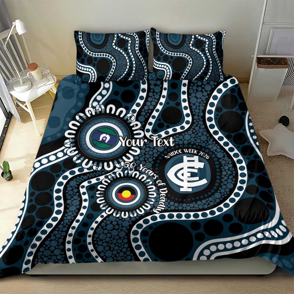 Carlton NAIDOC Week 2026 Personalised Bedding Set 50 Years of Deadly Aboriginal Art