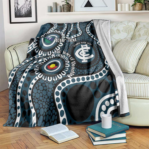 Carlton NAIDOC Week 2026 Personalised Blanket 50 Years of Deadly Aboriginal Art