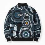 Carlton NAIDOC Week 2026 Personalised Bomber Puffer Jacket 50 Years of Deadly Aboriginal Art