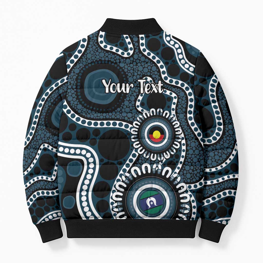Carlton NAIDOC Week 2026 Personalised Bomber Puffer Jacket 50 Years of Deadly Aboriginal Art