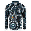 Carlton NAIDOC Week 2026 Personalised Button Sweatshirt 50 Years of Deadly Aboriginal Art