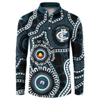 Carlton NAIDOC Week 2026 Personalised Button Sweatshirt 50 Years of Deadly Aboriginal Art