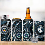 Carlton NAIDOC Week 2026 Personalised 4 in 1 Can Cooler Tumbler 50 Years of Deadly Aboriginal Art