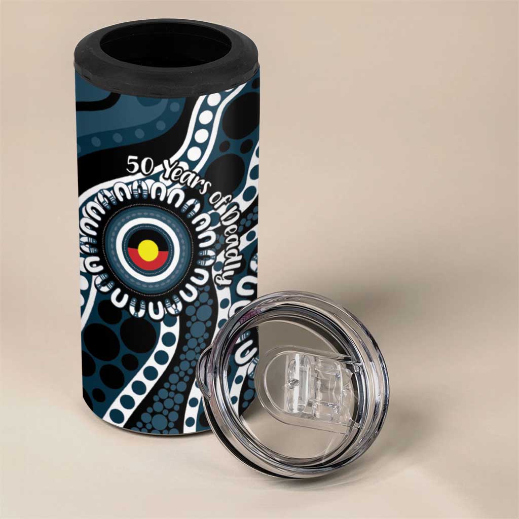 Carlton NAIDOC Week 2026 Personalised 4 in 1 Can Cooler Tumbler 50 Years of Deadly Aboriginal Art