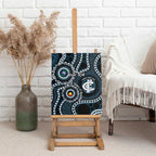 Carlton NAIDOC Week 2026 Personalised Canvas Wall Art 50 Years of Deadly Aboriginal Art
