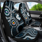 Carlton NAIDOC Week 2026 Personalised Car Seat Cover 50 Years of Deadly Aboriginal Art