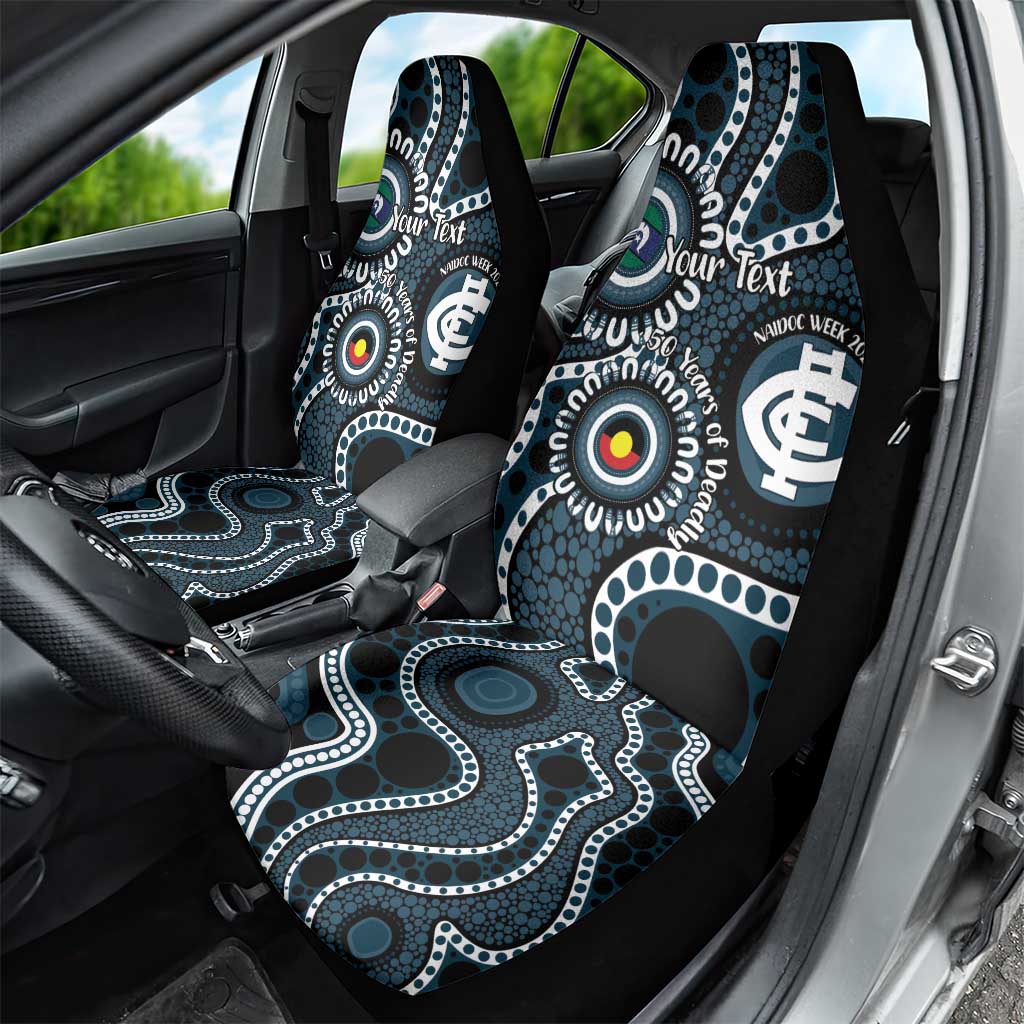 Carlton NAIDOC Week 2026 Personalised Car Seat Cover 50 Years of Deadly Aboriginal Art