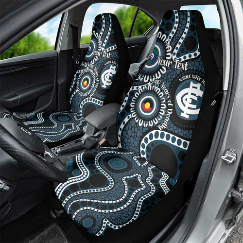 Carlton NAIDOC Week 2026 Personalised Car Seat Cover 50 Years of Deadly Aboriginal Art