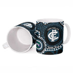 Carlton NAIDOC Week 2026 Personalised Ceramic Mug 50 Years of Deadly Aboriginal Art