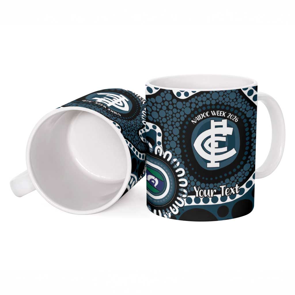 Carlton NAIDOC Week 2026 Personalised Ceramic Mug 50 Years of Deadly Aboriginal Art