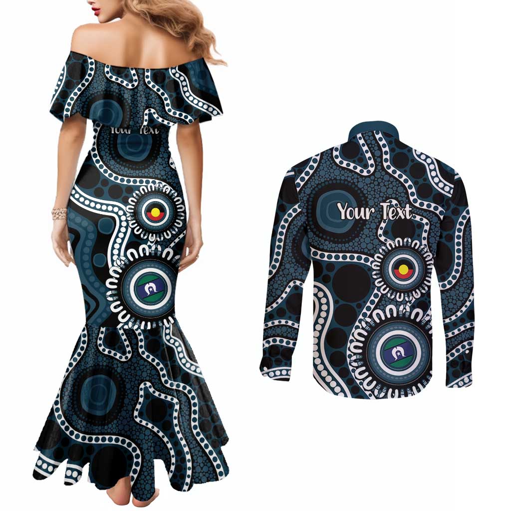 Carlton NAIDOC Week 2026 Personalised Couples Matching Mermaid Dress and Long Sleeve Button Shirt 50 Years of Deadly Aboriginal Art