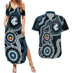 Carlton NAIDOC Week 2026 Personalised Couples Matching Summer Maxi Dress and Hawaiian Shirt 50 Years of Deadly Aboriginal Art