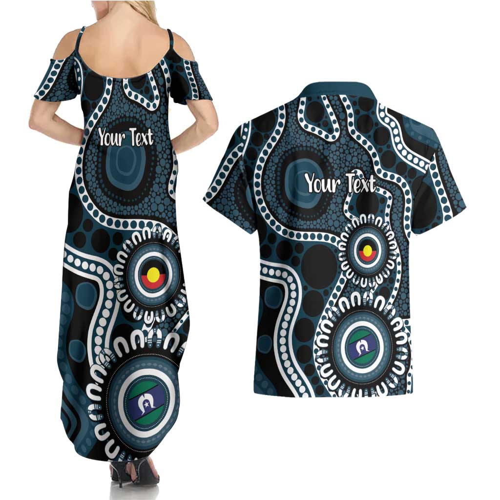Carlton NAIDOC Week 2026 Personalised Couples Matching Summer Maxi Dress and Hawaiian Shirt 50 Years of Deadly Aboriginal Art