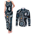 Carlton NAIDOC Week 2026 Personalised Couples Matching Tank Maxi Dress and Long Sleeve Button Shirt 50 Years of Deadly Aboriginal Art