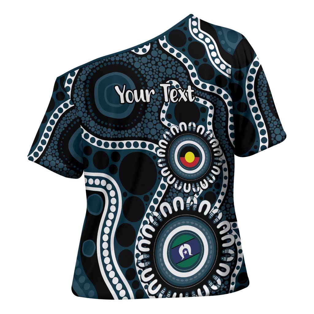 Carlton NAIDOC Week 2026 Personalised Cross Shoulder Shirt 50 Years of Deadly Aboriginal Art