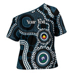 Carlton NAIDOC Week 2026 Personalised Cross Shoulder Shirt 50 Years of Deadly Aboriginal Art