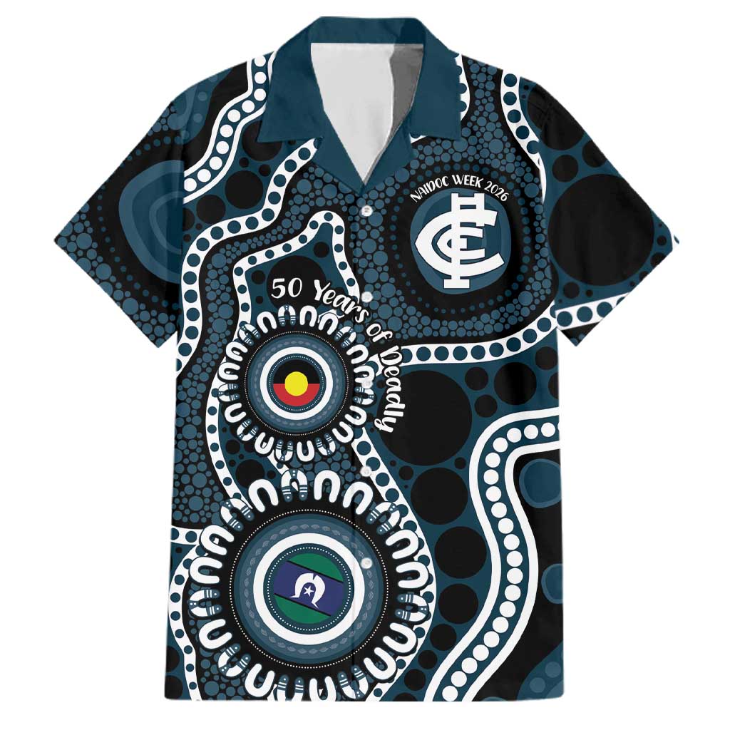 Carlton NAIDOC Week 2026 Personalised Family Matching Mermaid Dress and Hawaiian Shirt 50 Years of Deadly Aboriginal Art