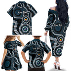 Carlton NAIDOC Week 2026 Personalised Family Matching Off The Shoulder Long Sleeve Dress and Hawaiian Shirt 50 Years of Deadly Aboriginal Art
