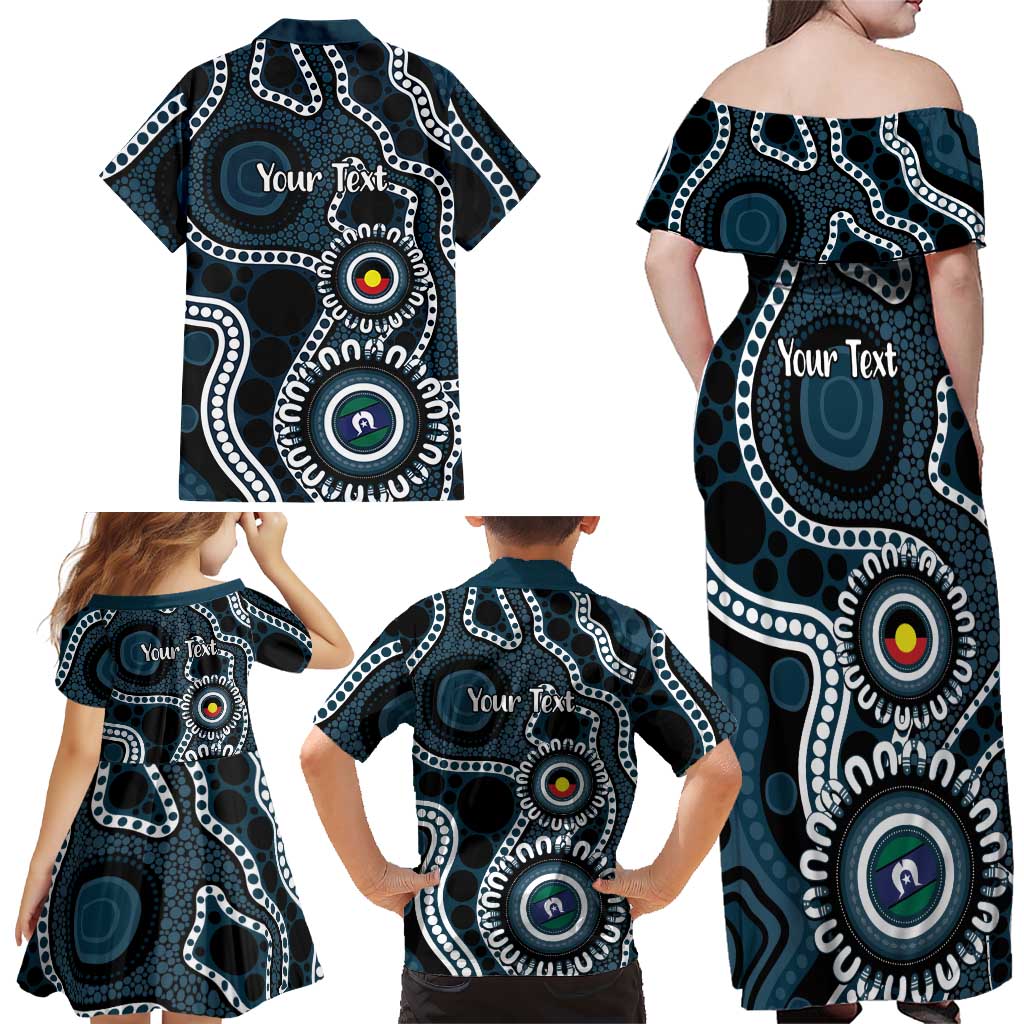 Carlton NAIDOC Week 2026 Personalised Family Matching Off Shoulder Maxi Dress and Hawaiian Shirt 50 Years of Deadly Aboriginal Art