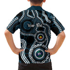 Carlton NAIDOC Week 2026 Personalised Family Matching Off Shoulder Short Dress and Hawaiian Shirt 50 Years of Deadly Aboriginal Art