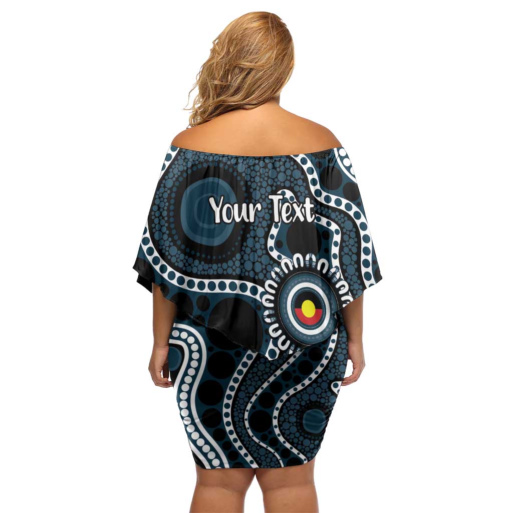 Carlton NAIDOC Week 2026 Personalised Family Matching Off Shoulder Short Dress and Hawaiian Shirt 50 Years of Deadly Aboriginal Art