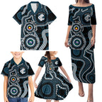 Carlton NAIDOC Week 2026 Personalised Family Matching Puletasi and Hawaiian Shirt 50 Years of Deadly Aboriginal Art