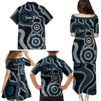 Carlton NAIDOC Week 2026 Personalised Family Matching Puletasi and Hawaiian Shirt 50 Years of Deadly Aboriginal Art