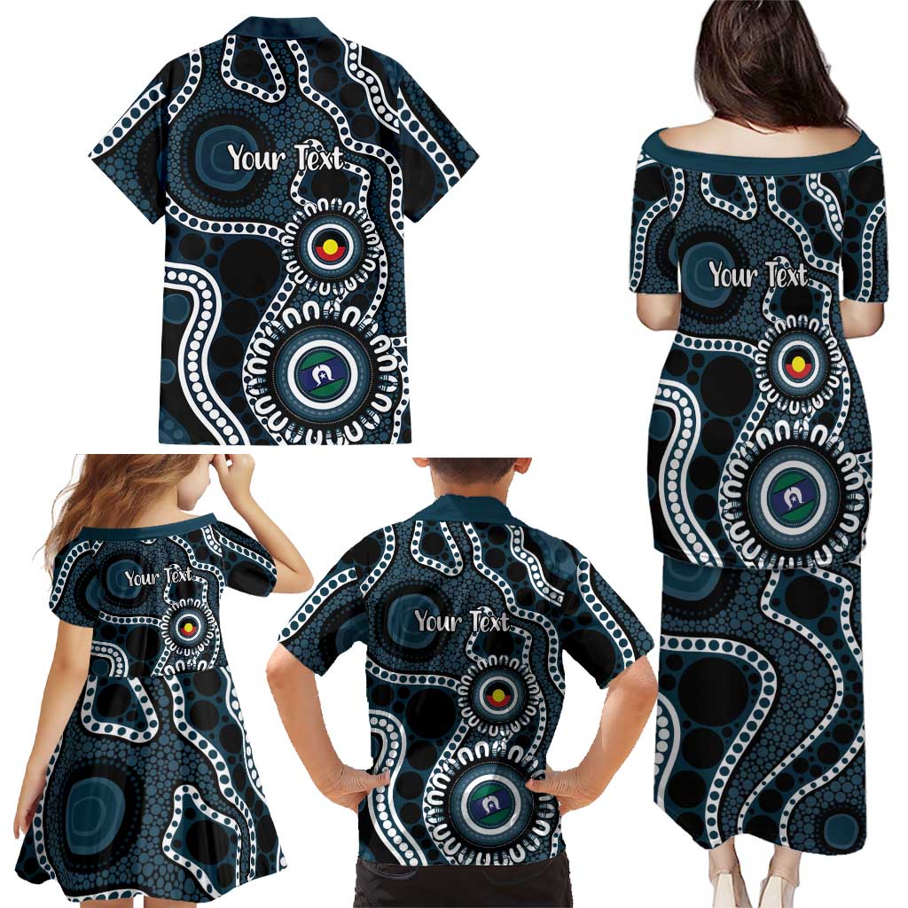 Carlton NAIDOC Week 2026 Personalised Family Matching Puletasi and Hawaiian Shirt 50 Years of Deadly Aboriginal Art