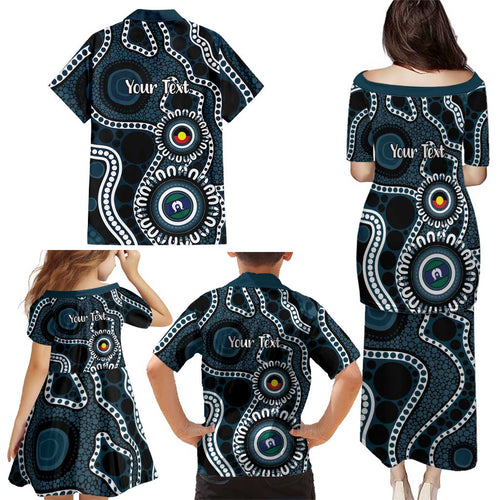Carlton NAIDOC Week 2026 Personalised Family Matching Puletasi and Hawaiian Shirt 50 Years of Deadly Aboriginal Art