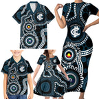 Carlton NAIDOC Week 2026 Personalised Family Matching Short Sleeve Bodycon Dress and Hawaiian Shirt 50 Years of Deadly Aboriginal Art