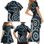Carlton NAIDOC Week 2026 Personalised Family Matching Short Sleeve Bodycon Dress and Hawaiian Shirt 50 Years of Deadly Aboriginal Art