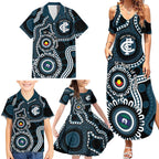Carlton NAIDOC Week 2026 Personalised Family Matching Summer Maxi Dress and Hawaiian Shirt 50 Years of Deadly Aboriginal Art