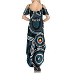 Carlton NAIDOC Week 2026 Personalised Family Matching Summer Maxi Dress and Hawaiian Shirt 50 Years of Deadly Aboriginal Art