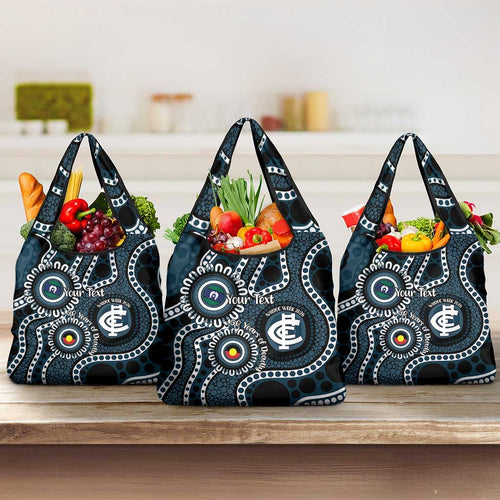 Carlton NAIDOC Week 2026 Personalised Grocery Bag 50 Years of Deadly Aboriginal Art
