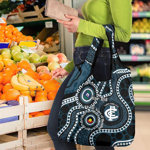 Carlton NAIDOC Week 2026 Personalised Grocery Bag 50 Years of Deadly Aboriginal Art