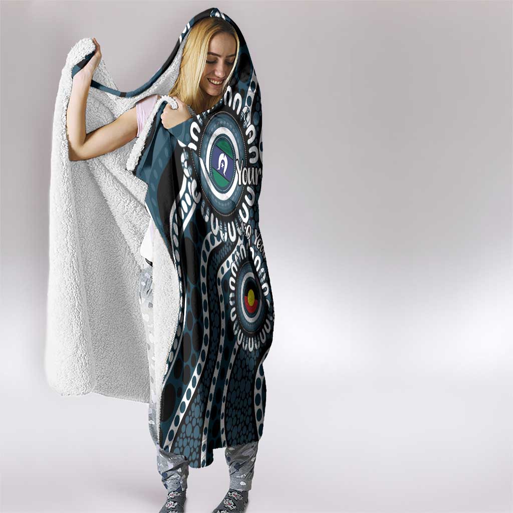 Carlton NAIDOC Week 2026 Personalised Hooded Blanket 50 Years of Deadly Aboriginal Art