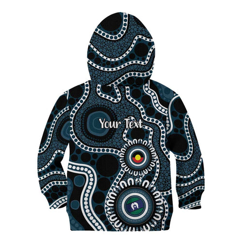 Carlton NAIDOC Week 2026 Personalised Kid Hoodie 50 Years of Deadly Aboriginal Art