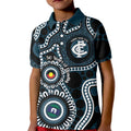 Carlton NAIDOC Week 2026 Personalised Kid Polo Shirt 50 Years of Deadly Aboriginal Art