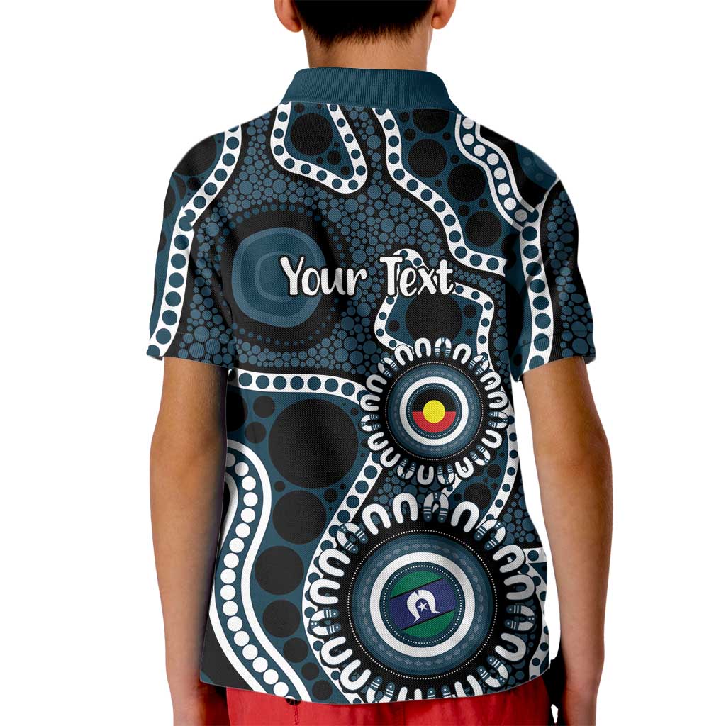 Carlton NAIDOC Week 2026 Personalised Kid Polo Shirt 50 Years of Deadly Aboriginal Art