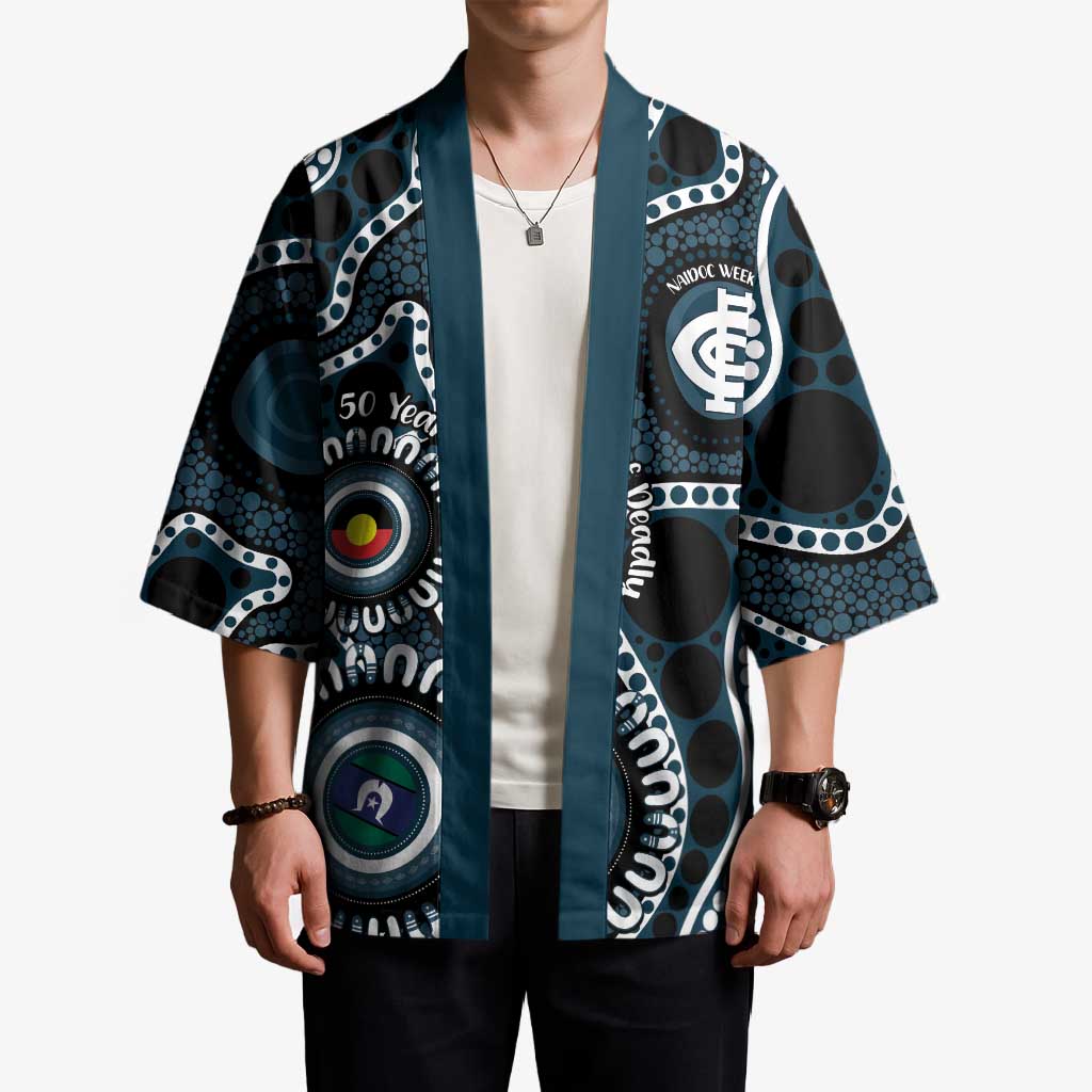 Carlton NAIDOC Week 2026 Personalised Kimono 50 Years of Deadly Aboriginal Art