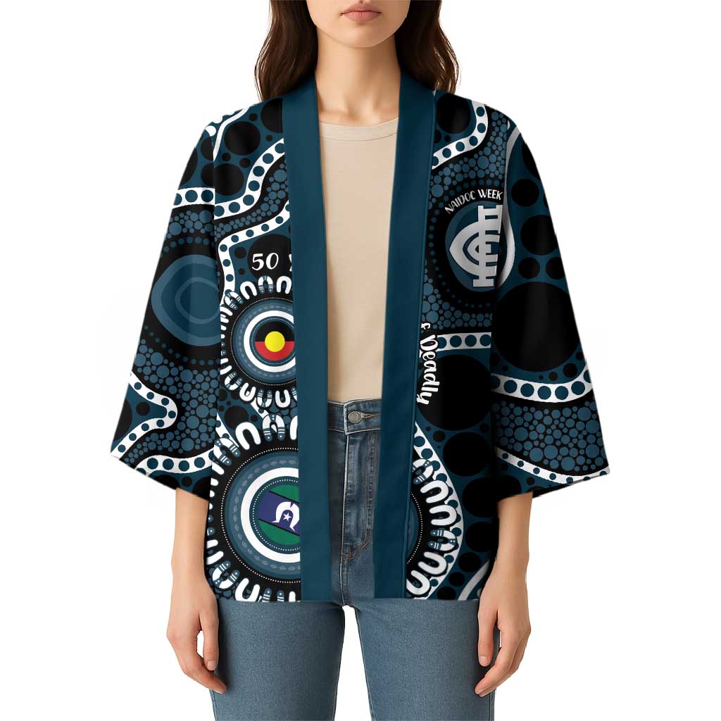 Carlton NAIDOC Week 2026 Personalised Kimono 50 Years of Deadly Aboriginal Art