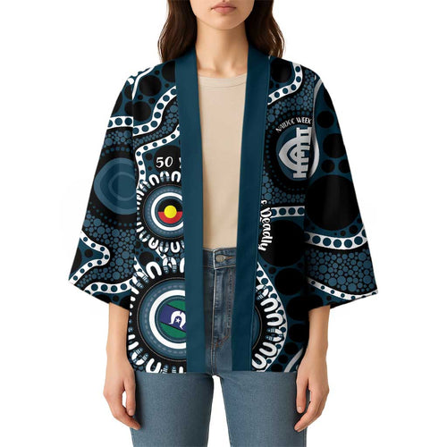 Carlton NAIDOC Week 2026 Personalised Kimono 50 Years of Deadly Aboriginal Art