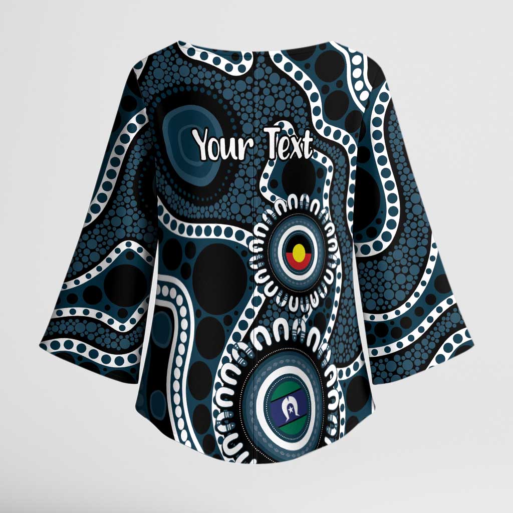 Carlton NAIDOC Week 2026 Personalised Kimono Sleeve Blouse 50 Years of Deadly Aboriginal Art