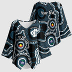Carlton NAIDOC Week 2026 Personalised Kimono Sleeve Blouse 50 Years of Deadly Aboriginal Art